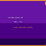 Editing Videos for Free - PLR Video Course