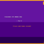 Facebook CPA Marketing - PLR Video Course
