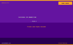 Facebook CPA Marketing - PLR Video Course - Image 1