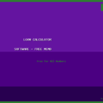 Loan Calculator Software - Free Member Download